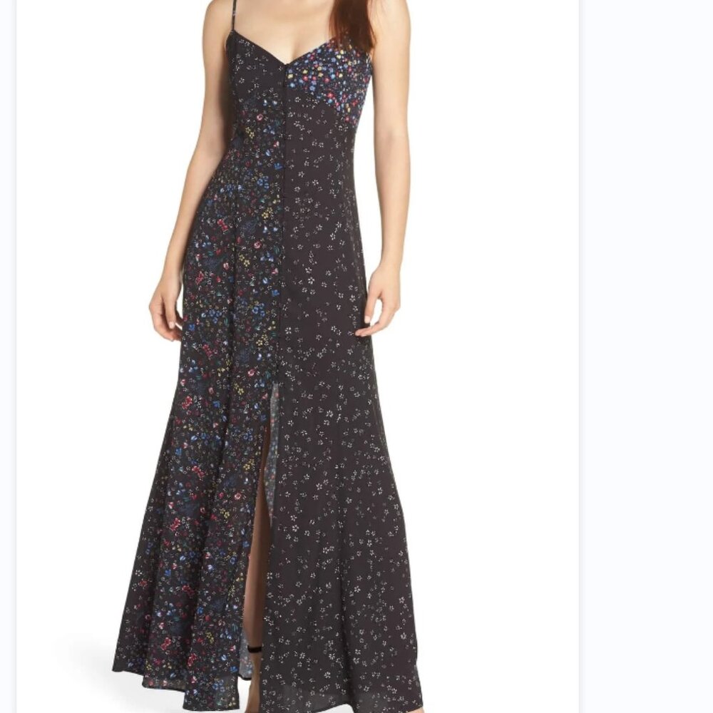 French Connection Aubine Maxi Slip Dress, double , size US 14